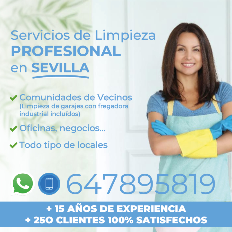 Sevillana de Limpieza, la empresa de limpieza de Sevilla.